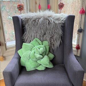 Green Succulent Pillow